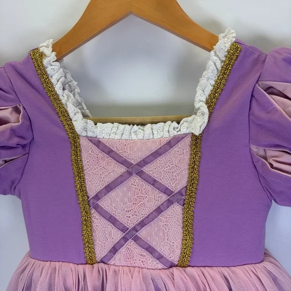 Taylor Joelle Luxe Frying Pan Princess Tangled Rapunzel Dress Size 6 Taylor Joelle Luxe Frying Pan Princess Tangled Rapunzel Dress Size 6